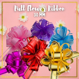 Pull Flower Ribbon 5cm Premium Layer Ribbon Reben Tarik Hamper