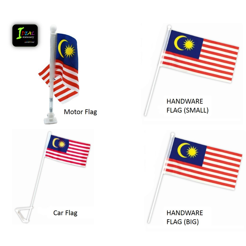 BENDERA MALAYSIA Spring Motor Flag / Large1x2ft / Small 612in / Car ...