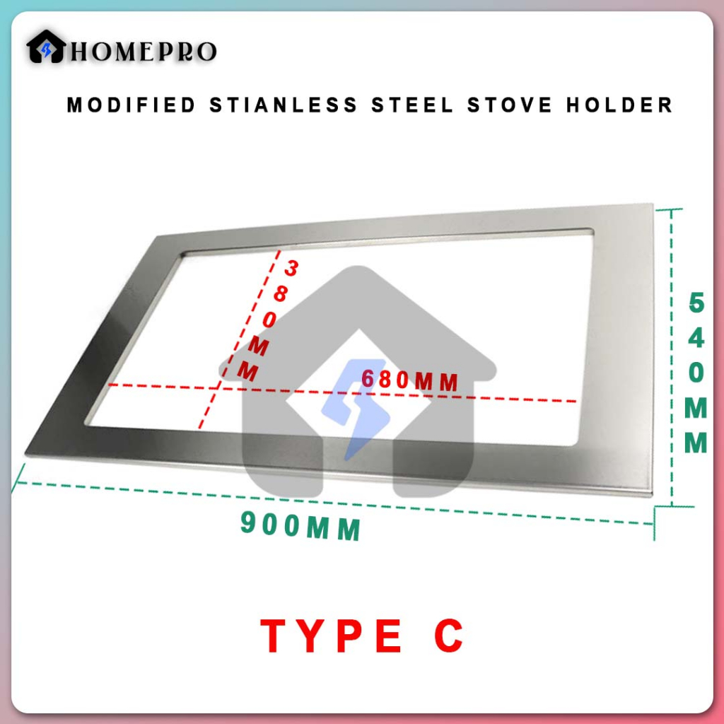 Modified Stainless Steel STOVE holder for hob stand frame/stove/dapur ...