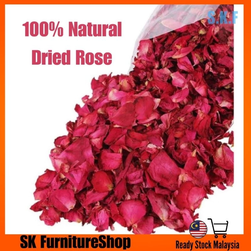 S.K.F 100 Natural Dried Rose Petals Bath Dry Flower Petal Spa