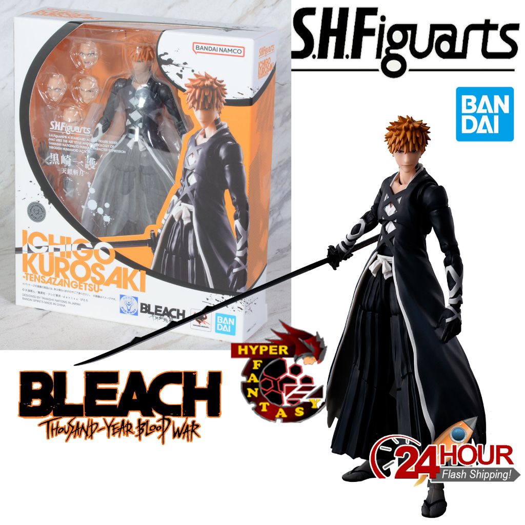 BANDAI S.H.Figuarts Ichigo Kurosaki Tensa Zangetsu Bleach