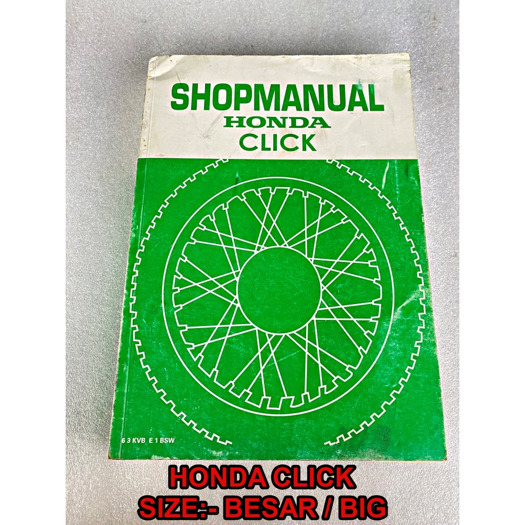 Book Manual / Buku Manual Honda, Honda EX5 Dream, EX5 Class,Wave100