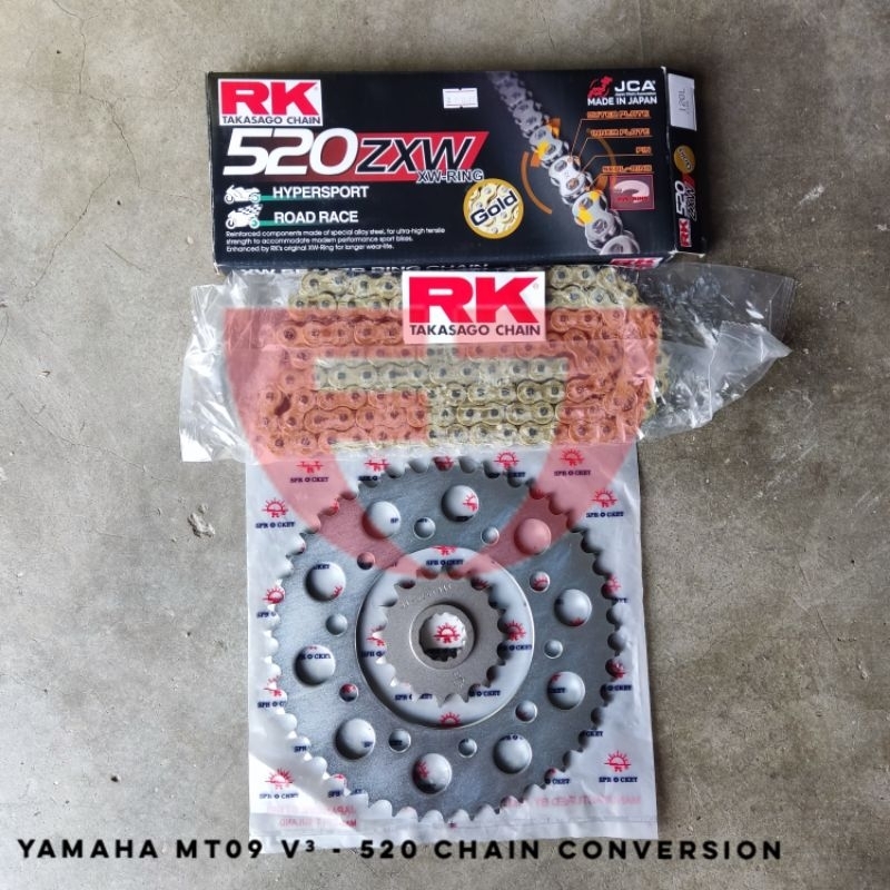 Yamaha MT07 / MT09 - 520 Chain Conversion Set | Shopee Malaysia