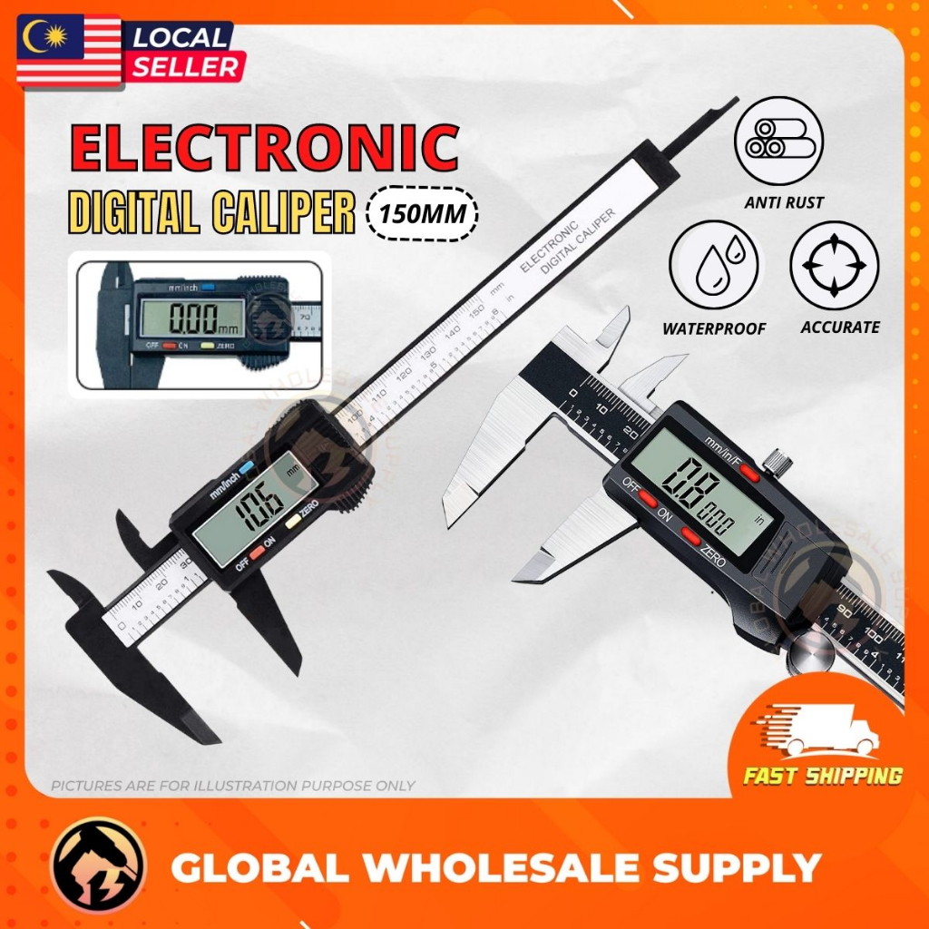 [READY STOCK] Electronic Digital Caliper Vernier Caliper Stainless