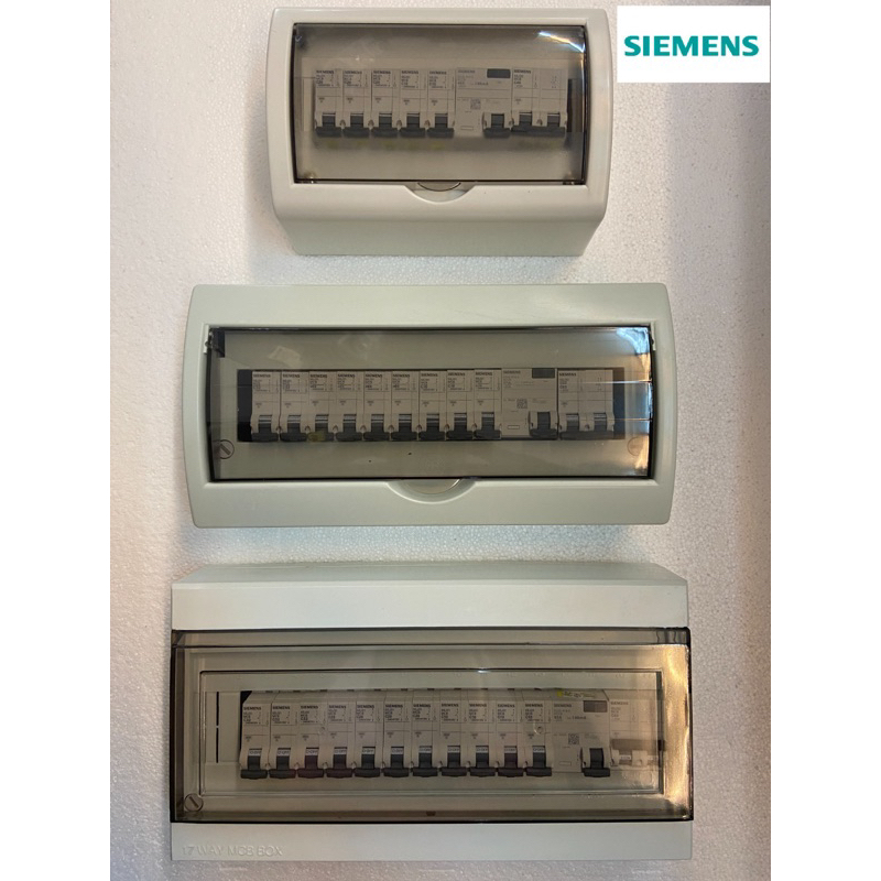 SIEMENS Full Set DB Box with MCB ELCB Main Switch MCB Box Kotak Suis