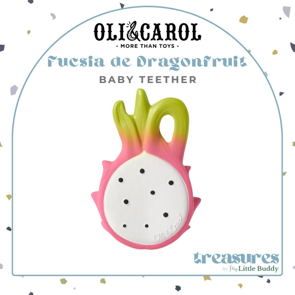 Oli & Carol - Chewable Toy, Fucsia The Dragon Fruit