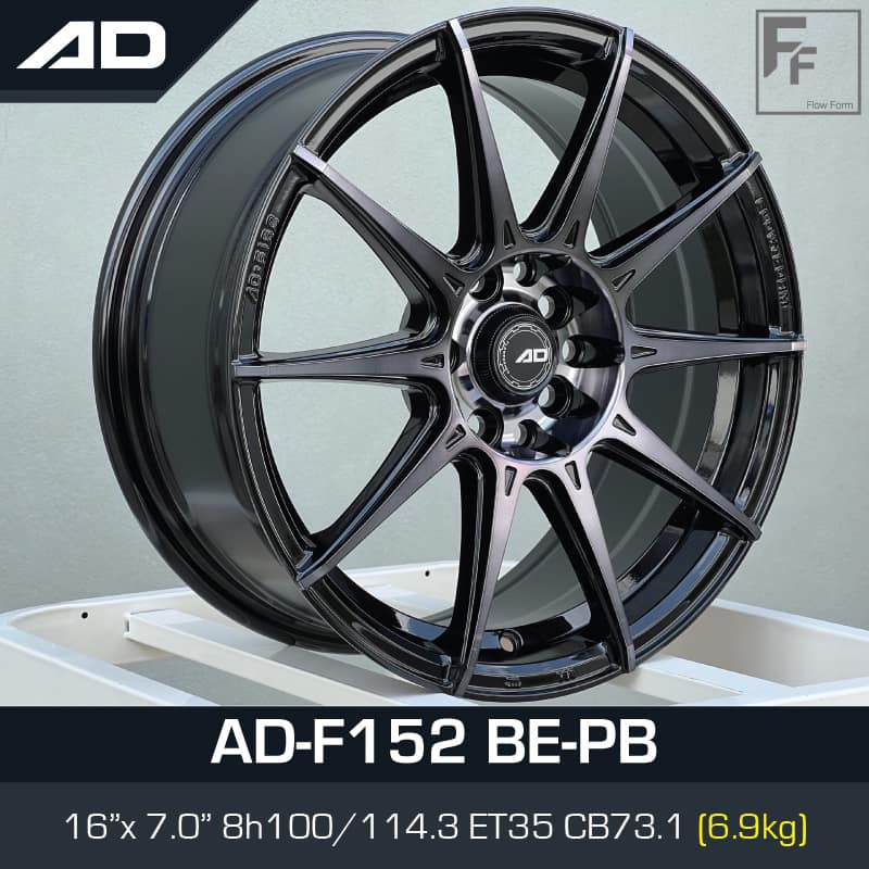 AD 16 INCI 7JJ 4X100 4X114.3 ET35/38 ORI CAR SPORT RIMS WHEELS ADF152 ...