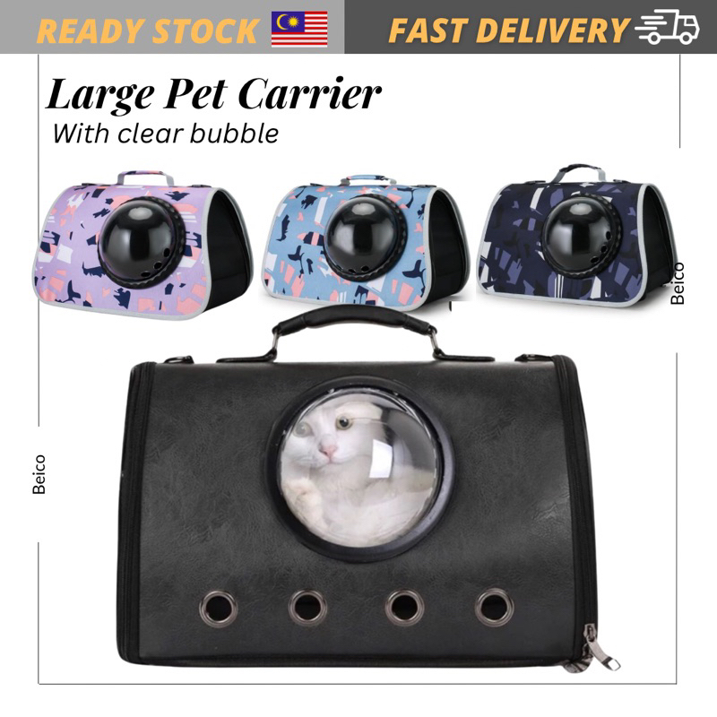 Large Travel Pet Carrier Space Capsule Bubble Design Waterproof Carrier