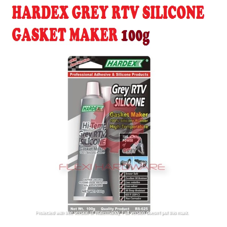 HARDEX GREY RTV SILICONE GASKET MAKER 100g | Shopee Malaysia