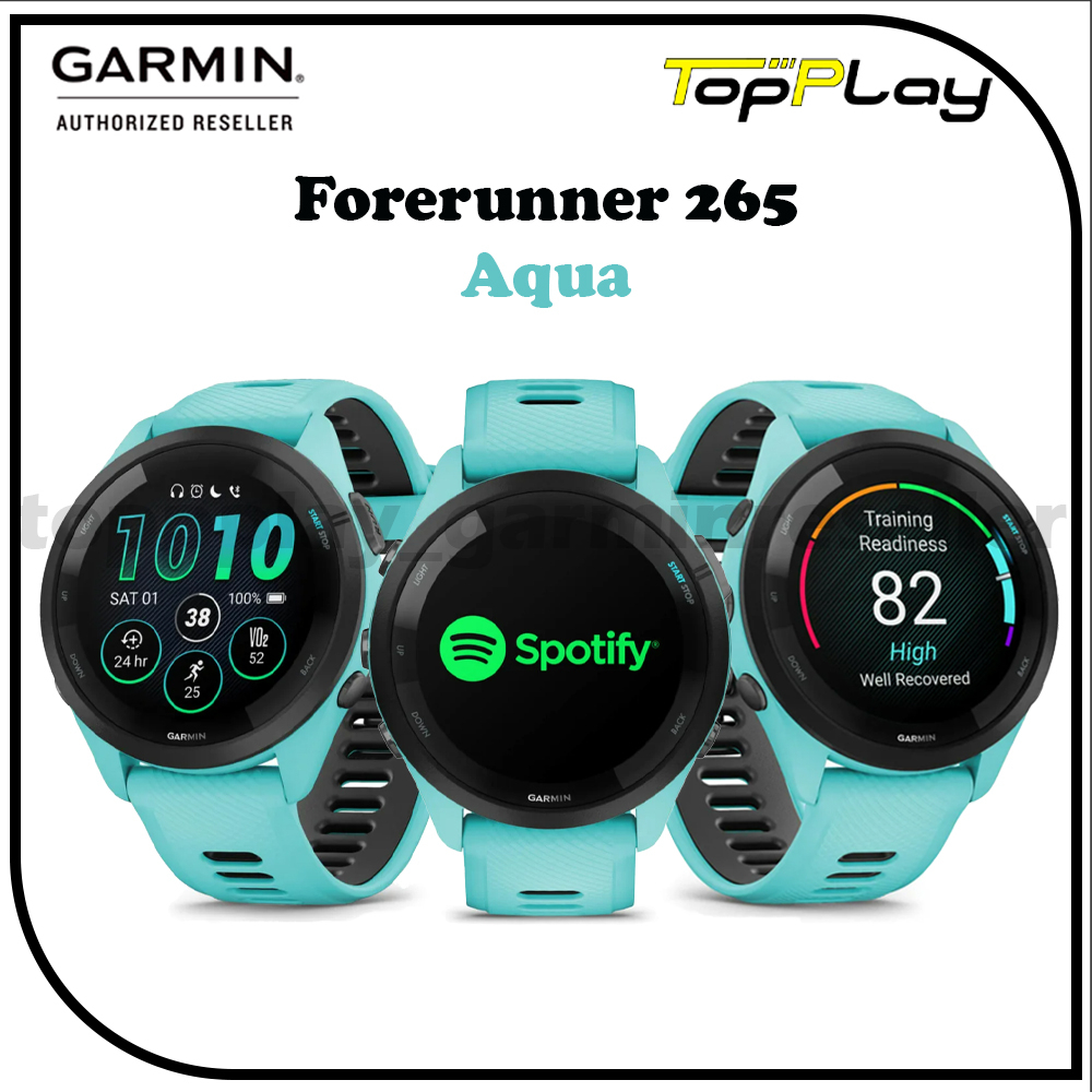 Forerunner 265 Teal Garmin Watch Garmin Forerunner 265 265s Amoled