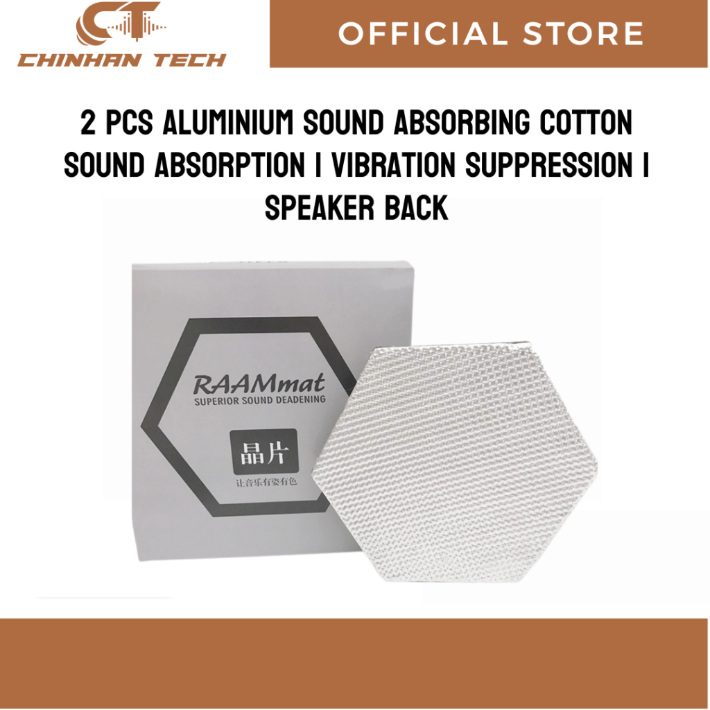 2pcs Speaker Foam Car Audio Insulation Chips Shock Absorber Acoustic