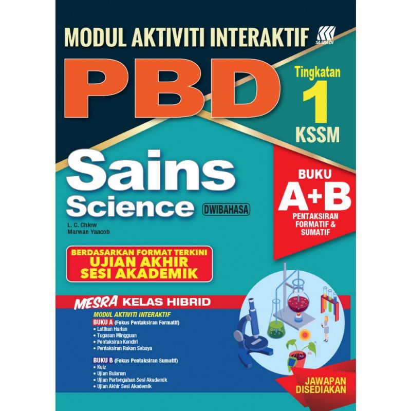 Sasbadi 2023: Latihan Modul Interaktif PBD UASA Sains (Bilingual) A+B ...