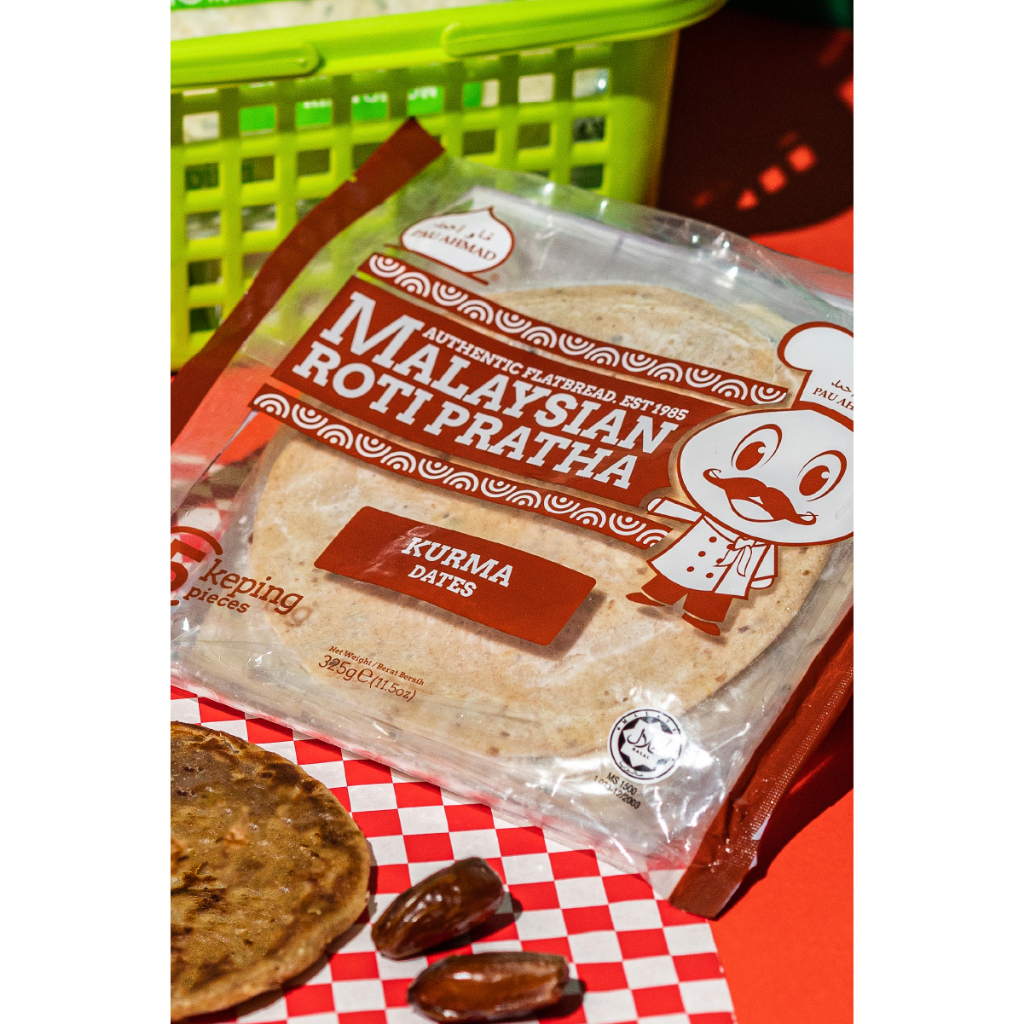 Pau Ahmad Roti Paratha Red Date / Kurma Merah (5pcs x 80g) | Shopee ...