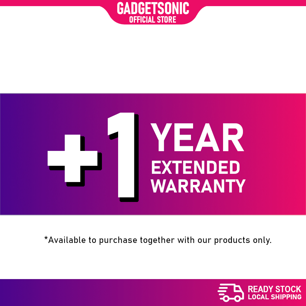 GADGETSONIC Extend 1 Year Warranty Shopee Malaysia