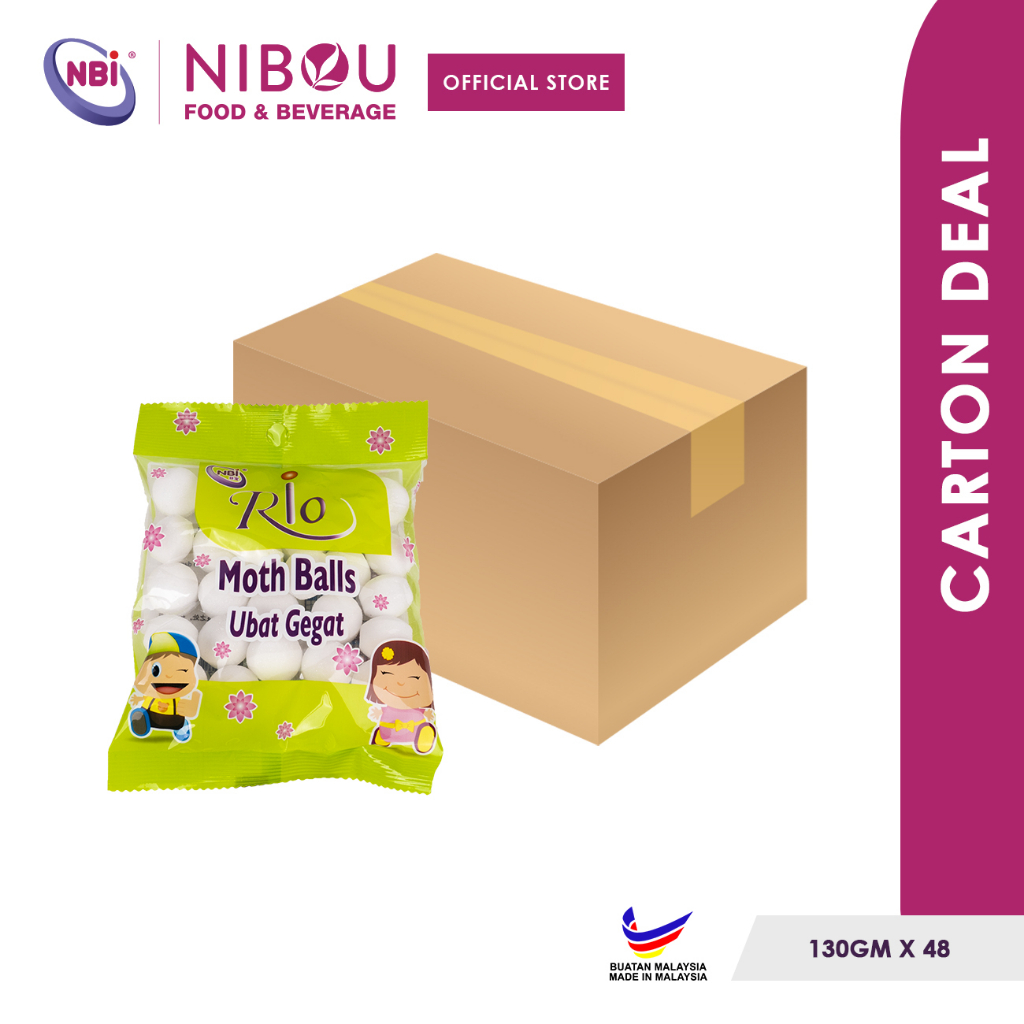 RIO Moth Balls (130gm x 48) / Ubat Gegat - For Toilet | Shopee Malaysia