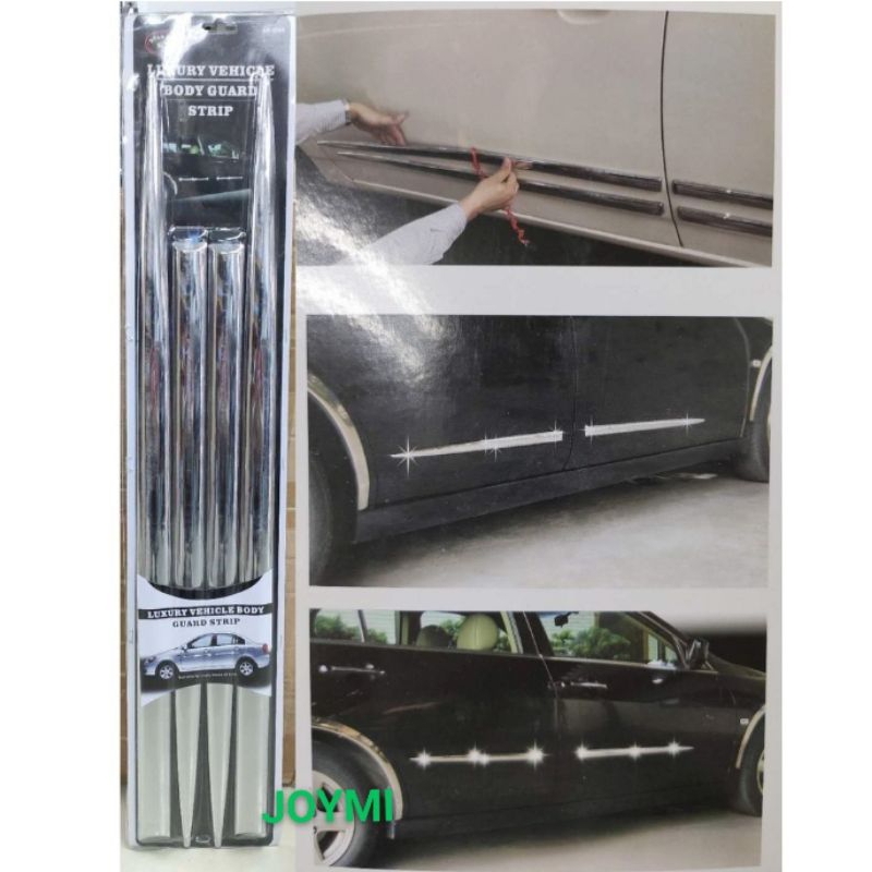 UNIVERSAL CAR SIDE DOOR CHROME MOULDING MOLDING BODY LINING PANEL