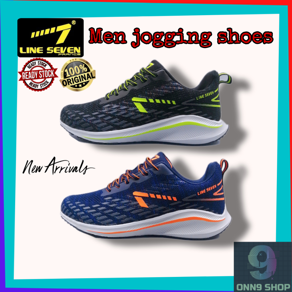 (Extra Soft Insole)Line 7 L7 Sneaker Men Jogging Shoe Running Shoe
