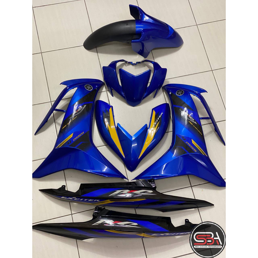 COVERSET BODYSET LC135 LC V8 DR RC FULL BLUE BIRU FUEL INJECTION FI ...