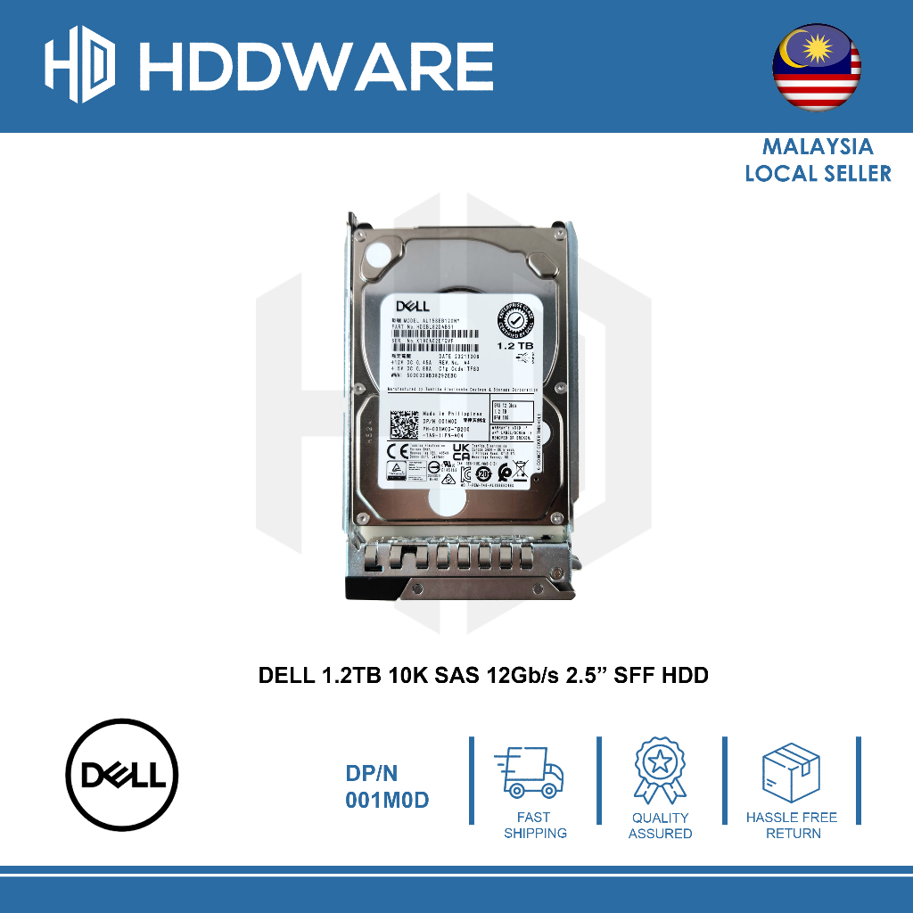 Dell 0KV02 1.2TB 10k 12Gb/s 2.5" SAS Hard Drive HGST HUC101812CSS200 - View #11