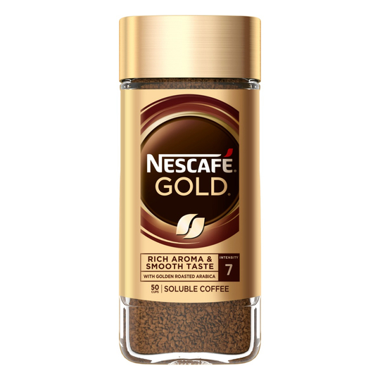 Nescafe Gold Rich Aroma & Smooth Taste, Pure Soluble Ground Coffee Jar