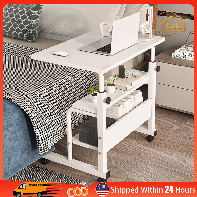 Laptop Computer Table Desk (L60/80) Adjustable Bedside Laptop Table