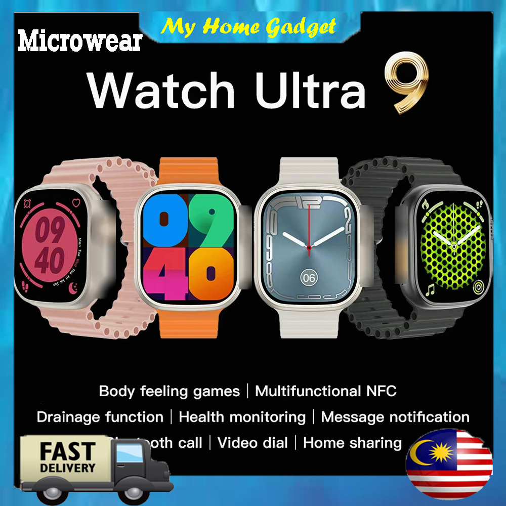 Microwear Ultra 9 Smart Watch 2.2 Inch compass sensor module game ...