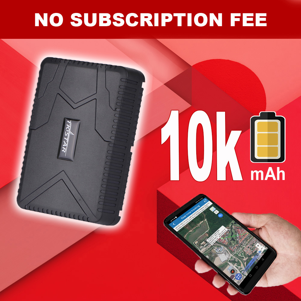 TKSTAR Portable GPS Tracker 10000mAh with Drop Sensor GPRS Tracking ...