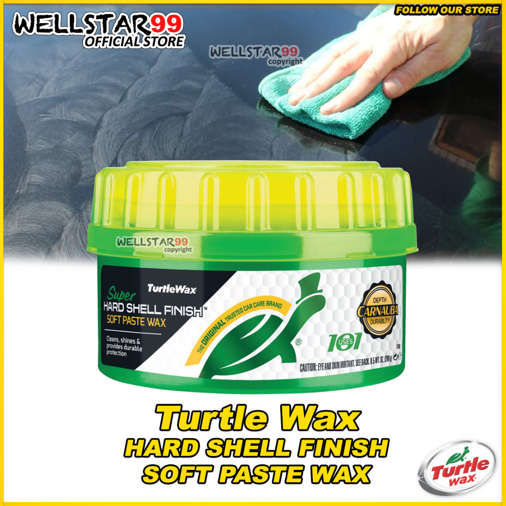Turtle Wax Super Hard Shell Finish Paste Wax 269g Shopee Malaysia