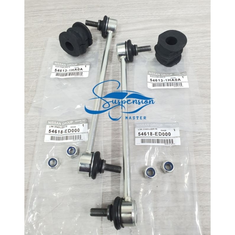 4 IN 1 SET FRONT STABILIZER BUSH / LINK (OEM) NISSAN ALMERA N17