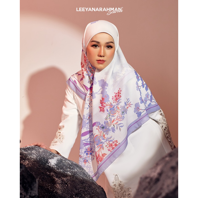 🔥 LEEYANARAHMAN SCARVES ARABESQ SERIES, BIDANG 45', ROSALINDA,CAHAYA ...