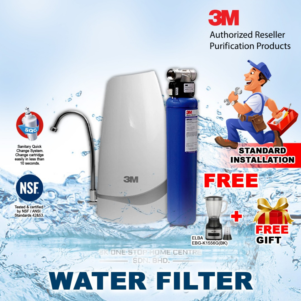 (BUNDLE) 3M AP902 OUTDOOR FILTER + 3M CTM02 COUNTER TOP / TABLE TOP