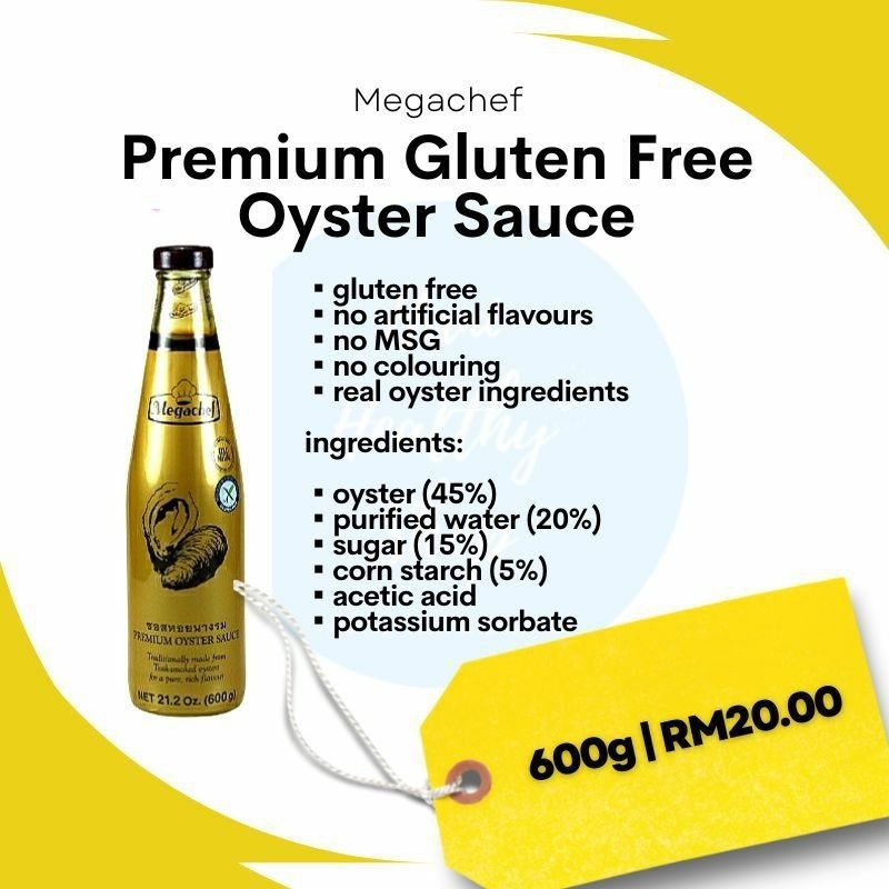 Megachef Premium Gluten Free Oyster Sauce Shopee Malaysia