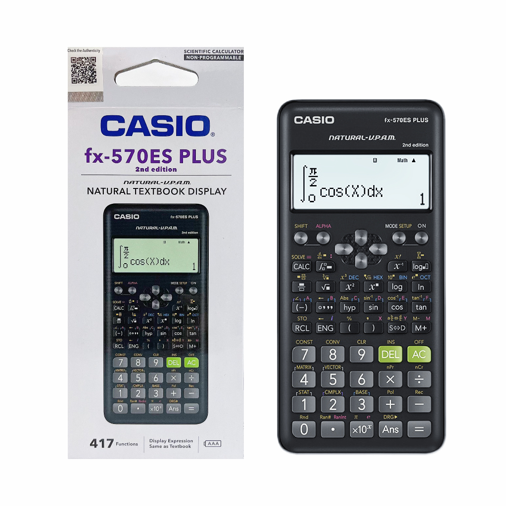 CASIO CALC FX 570ES PLUS 2 Shopee Malaysia