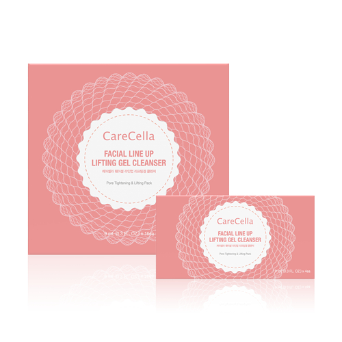 CARECELLA FACIAL LINE UP LIFTING GEL CLEANSER / PORE TIGHTENING