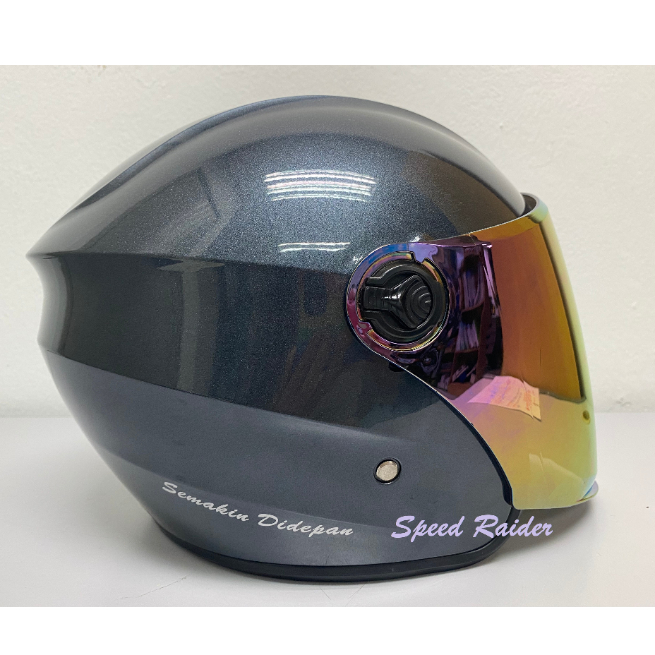 Aces R1 Open Face Helmet with Clear Visor (60cm) | Shopee Malaysia