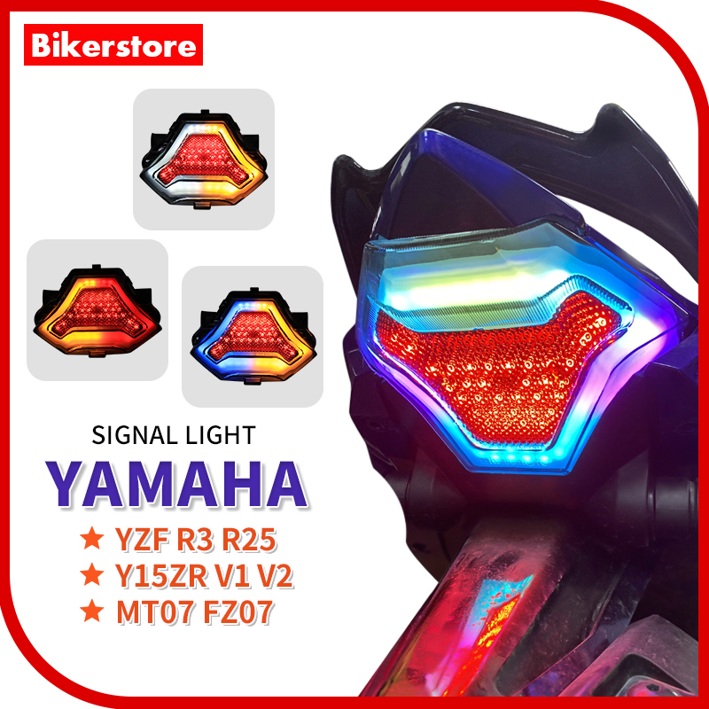 Y15 TST LAMPU BELAKANG LED INTEGRATED TST TAIL LAMP RGB APP Control ...