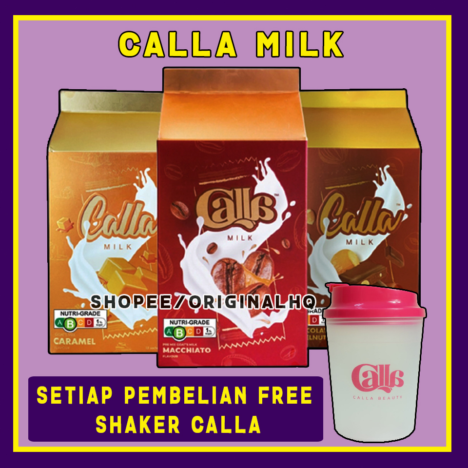 Susu calla milk original HQ-susu kambing/calla milk caramel/calla milk ...