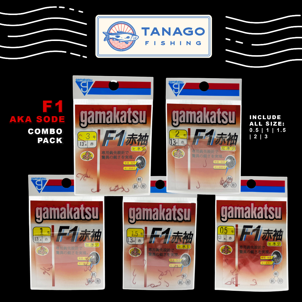 Tanago Micro Fishing Hook FI AKA SODE (Mata Kail)