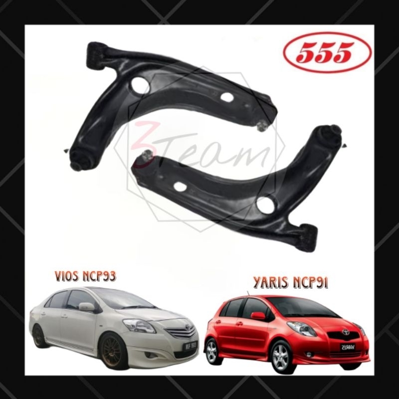 TRW & 555 Japan Lower Arm for Toyota Vios Ncp93,Yaris Ncp91,Sienta