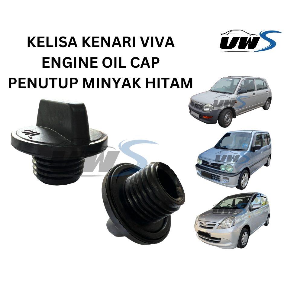 KELISA KENARI VIVA ENGINE OIL CAP PENUTUP MINYAK HITAM Shopee Malaysia