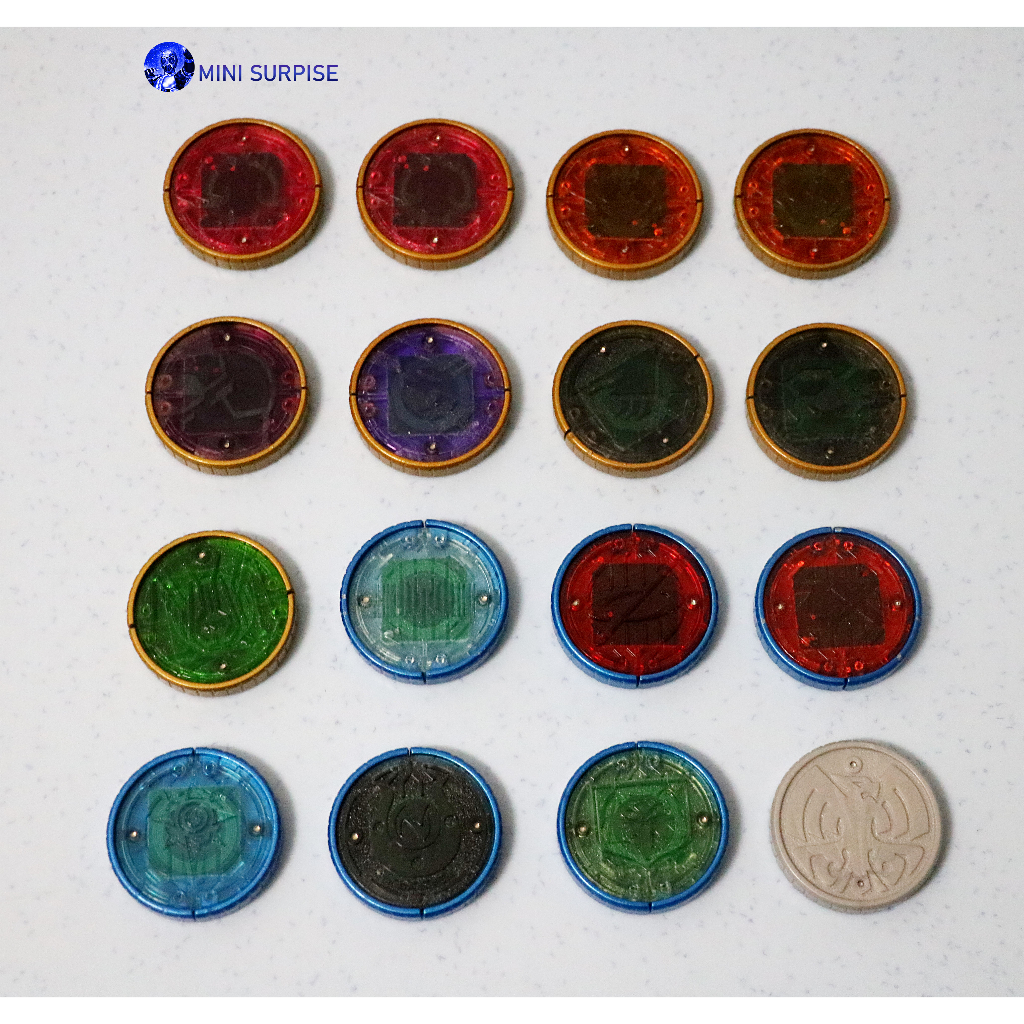 [READY STOCK] Kamen Rider OOO SG / GP Core Medals (NOT DX) Oz SG GP ...