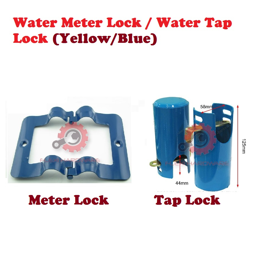 Water Meter Lock / Kunci Meter Air Lock (Yellow/Blue) Shopee Malaysia