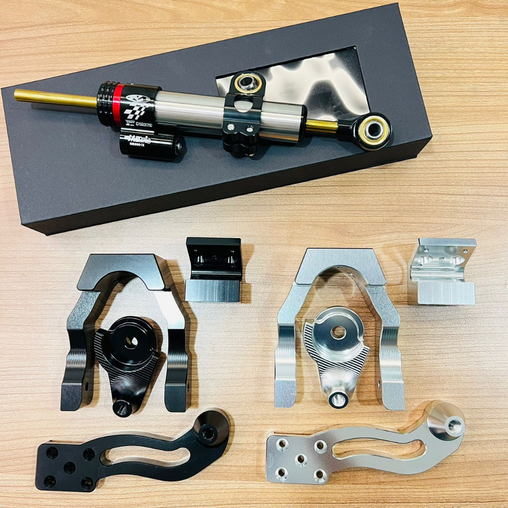 Yamaha RXZ Damper Bracket Siap MATRIS Steering Damper Just Plug n Play