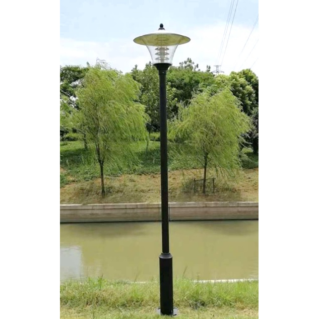 Post Top Lantern, E27 Lamp Holder, Clear Acrylic Diffuser & Aluminum ...