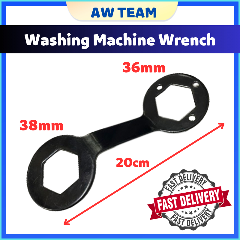 Washing Machine Wrench Spanner Tub Nut 36mm x 38mm Mechanism Tools