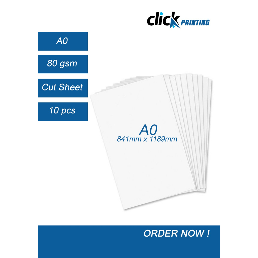 A0 841mm x 1189mm Plotter Paper Cut Sheet | Shopee Malaysia