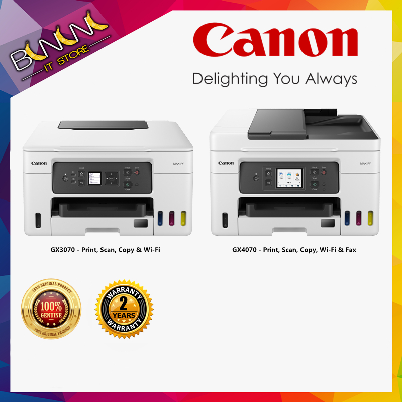 Canon Inkjet Printers MAXIFY GX3070 / MAXIFY GX4070 HighPerformance