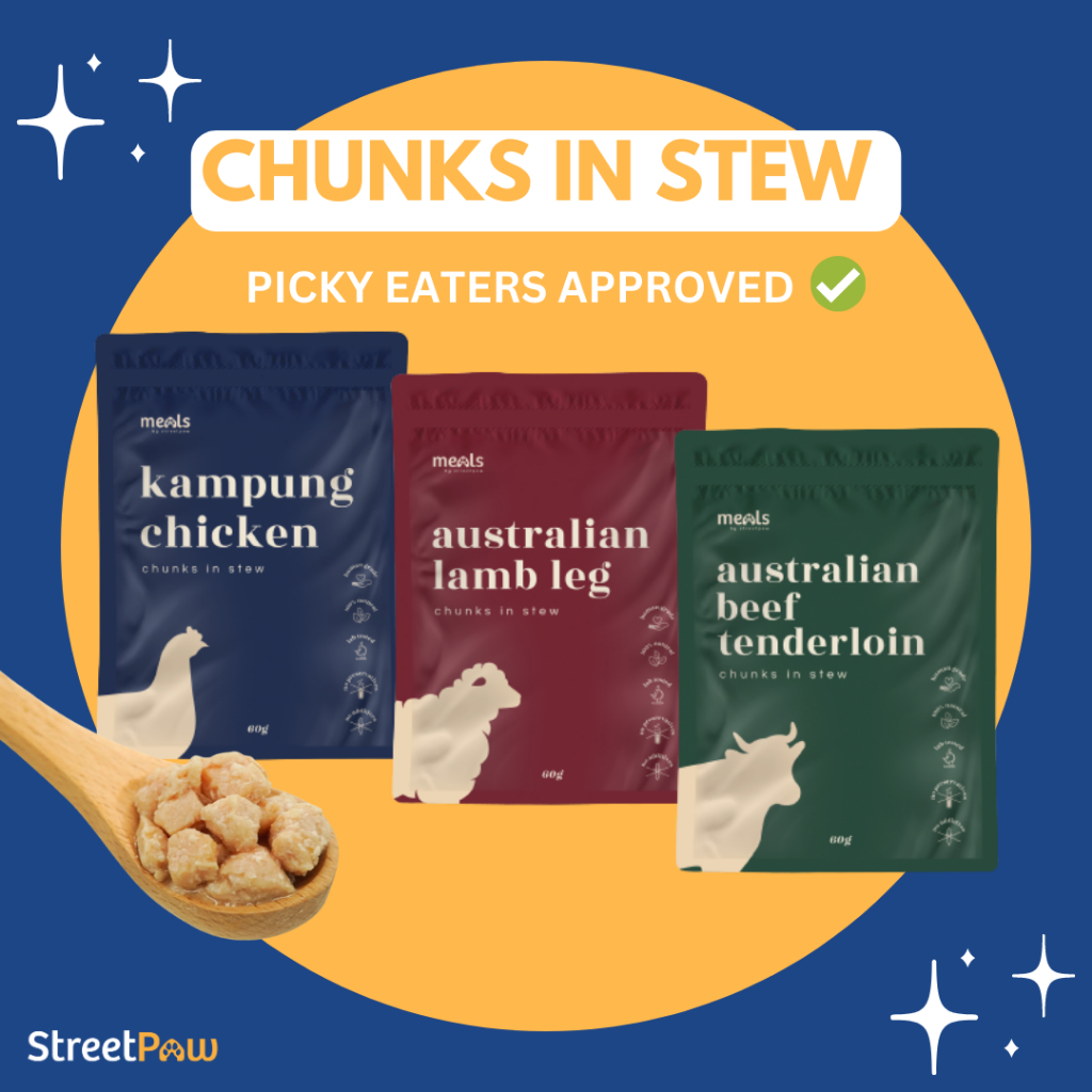 [Dog Food] Real Meat Chunks Meal Toppers - (Chicken / Beef / Lamb Meat ...