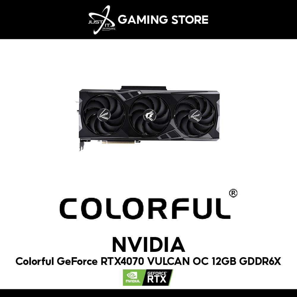 Colorful GeForce RTX4070 VULCAN OC 12GB GDDR6X GRAPHICS CARD | Shopee ...