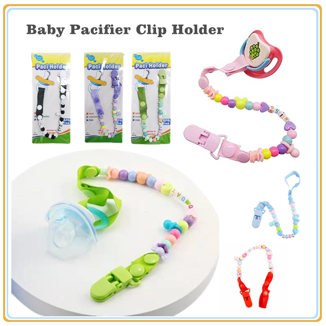 Baby Pacifier Clip Holder / Teether Clip Holder / Antilost Soother Chain Shopee Malaysia